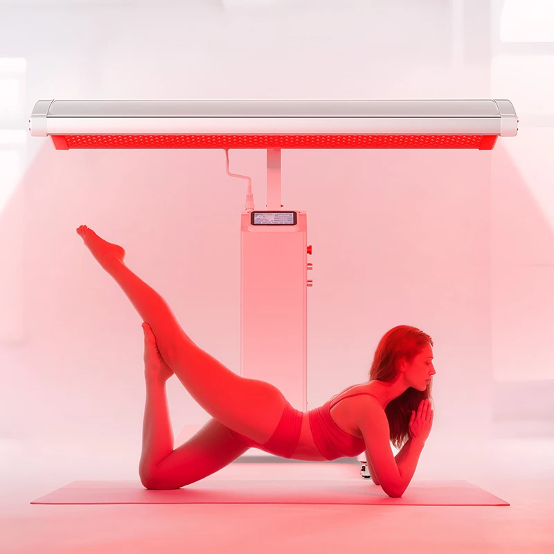 Panel do terapii światłem LED Suyzeko OEM Longevity Health Care, 635nm 810nm 940nm, bliskie podczerwone światło, z podstawką.