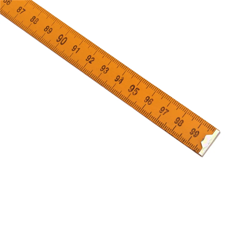 AB47-4X Portable Carpenter Wooden Folding Ruler 100Cm/39Inch