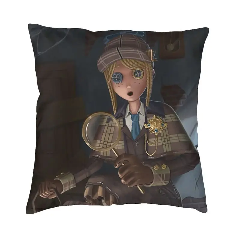 Identity V Cushion Cover 45x45 Decoration 3D Print Lady Truth Gardener Throw Pillow Case for Sofa Double-sided