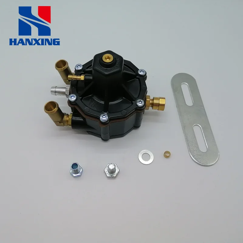 

Комплект для сжиженного нефтяного газа/CNG, фитинги для систем, черный разъемный блок испарителя, автоматическое газовое оборудование