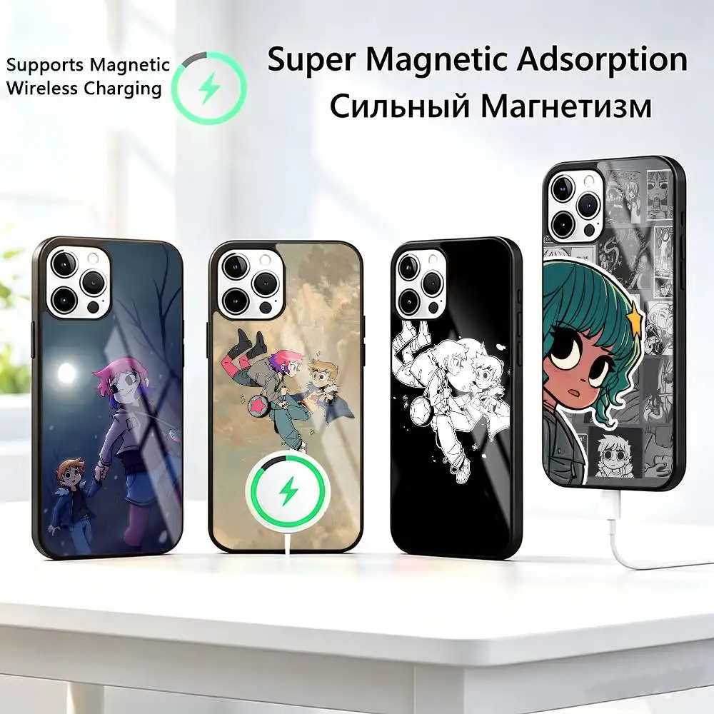 

Scott Pilgrim Ramona-a Flowers Phone Case For iPhone17,16,15,14,13,12,11 Plus,Pro Allows magnetic wireless charging