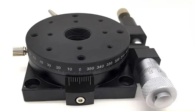manual rotating platform precision angle indexing disc mobile fine-tuning