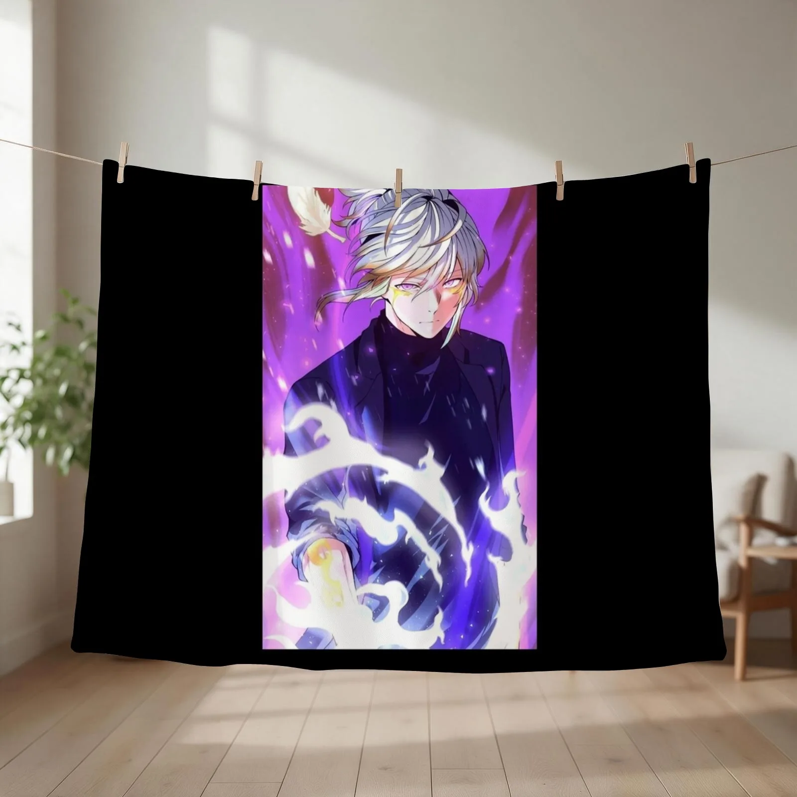 the beginning after the end Throw Blanket couch cozy soft plush fuzzy picnic outdoor blanket