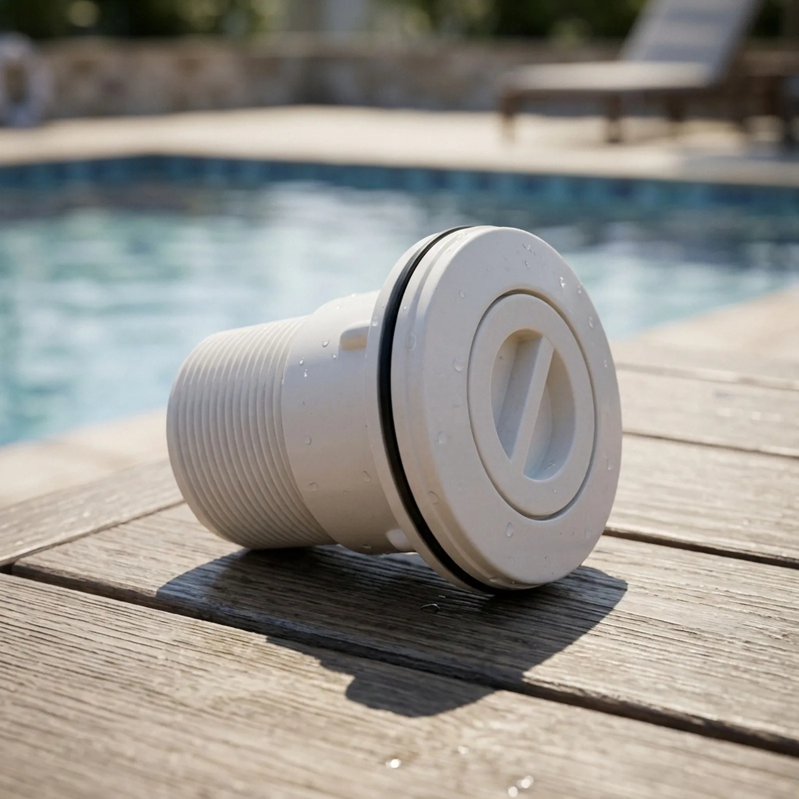 Swimming Pool Sealing Cap for Suction Cup Outlet Vacuum Fitting Compatible with Film Tank Drain Systems and Pool Walls