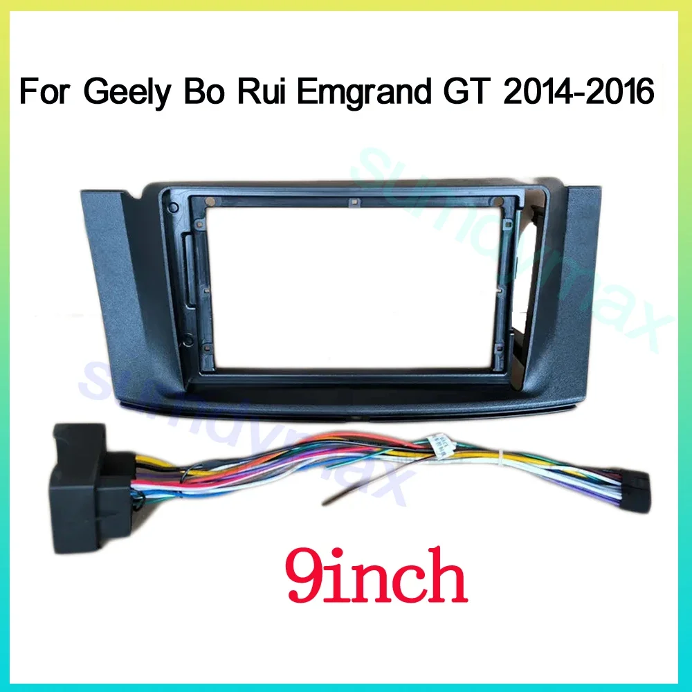 

Car radio Frame Fascia For Geely Bo Rui Emgrand GT 2014 -2016 car fascias Adapter Android Radio Audio Dash Fitting Panel Kit