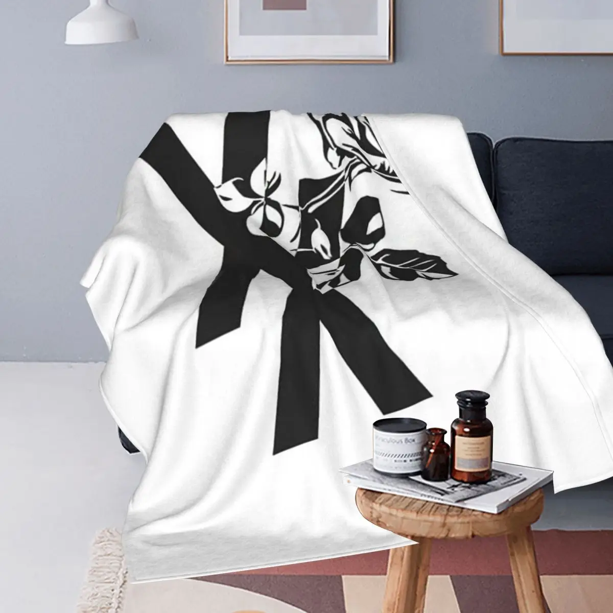 Lost Americana MGK Blanket Soft Warm Flannel Throw Blanket Plush for Bed Travel Home Couch