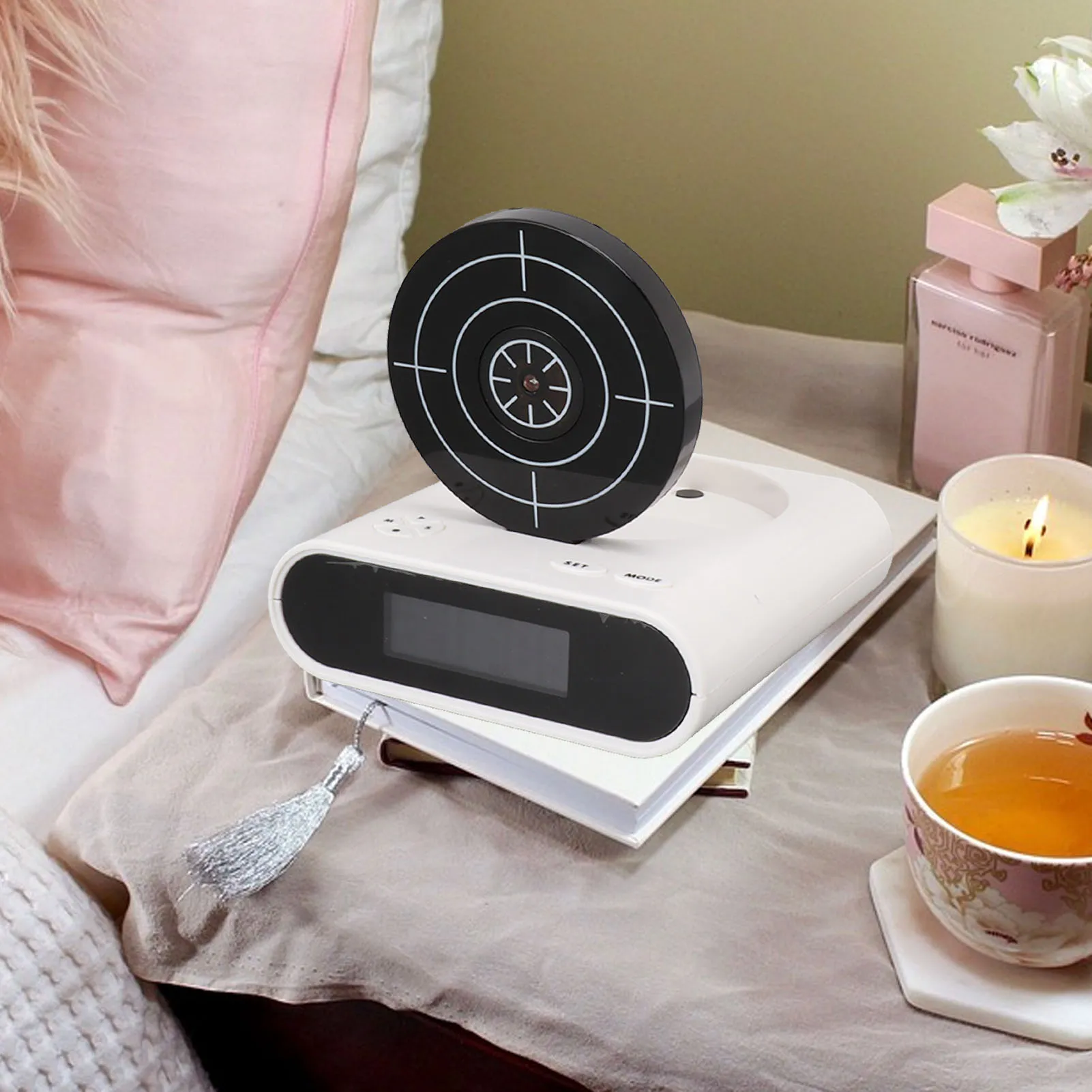 Shooting Tool Alarm Clock Interesting LED Display Ringtones Customization Modern Target Alarm Clock 5V Shooting Tool Alarm Clock