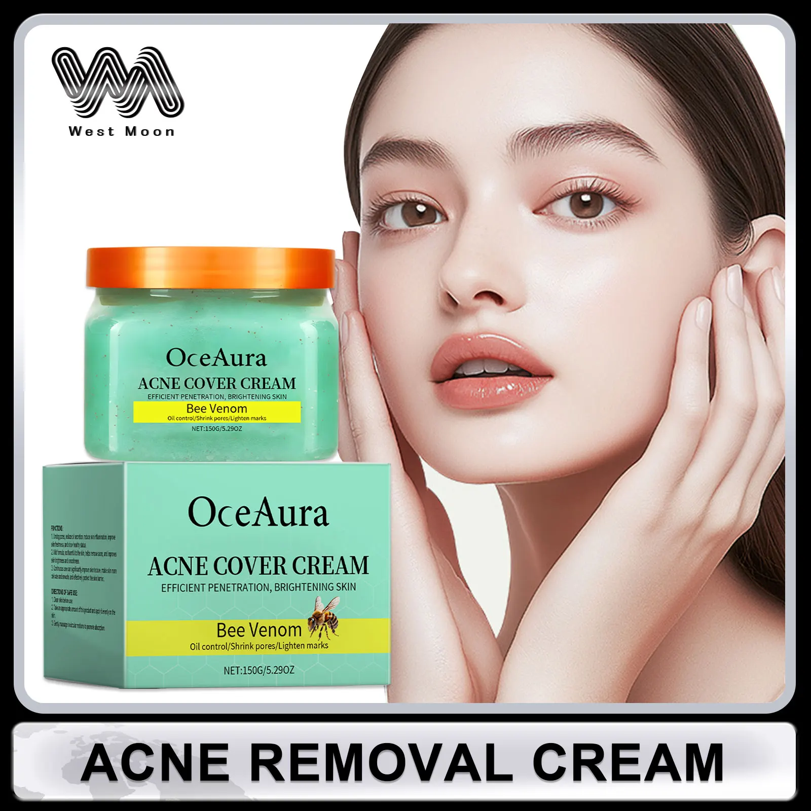 

Acne Removal Cream Reduce Inflammation Redness Repair Damaged Skin Shrink Pores Oil Control Moisturizing Brightening Skin Care