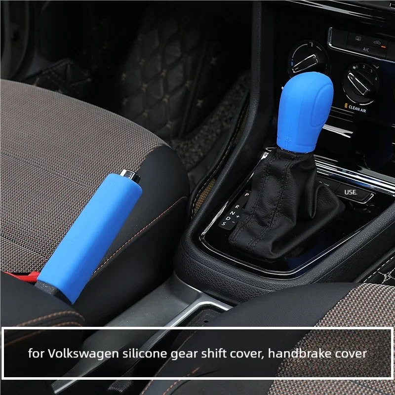 For Volkswagen Car Silicone Automatic Gear Shift Lever Protective Cover 2013-2018 Coddy 2016-2022 Amarok 2012-2019 Beetie 2017-2022 Arteon 2012-2019 Sharan Transmission Gear Shift Lever Protective Cover