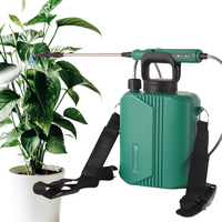 6L Shoulder Style Electric Sprayer Rechargeable Automatic Garden Plant Mister w/ 3 Mist Nozzles Garden Sprayer for Lawn