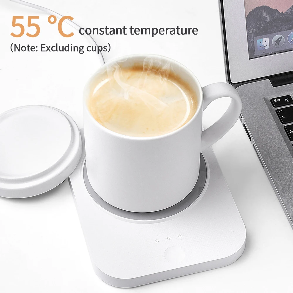 Wireless 55 Degree Celsius Constant Temperature Heating Pad Mini Portable USB Mug Warmer