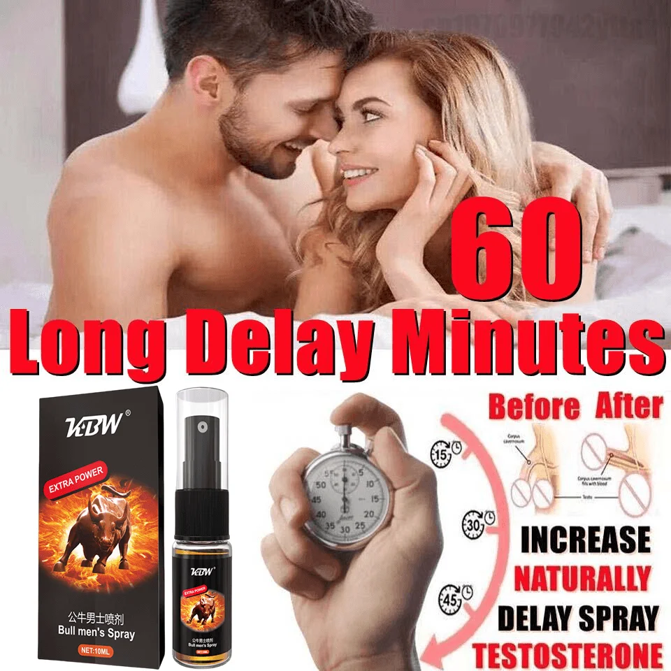 Men Long-lasting delay spray Male Delayed Ejaculation Time By 60 Minutes Erection All Night Sex Penis Enhancer oil