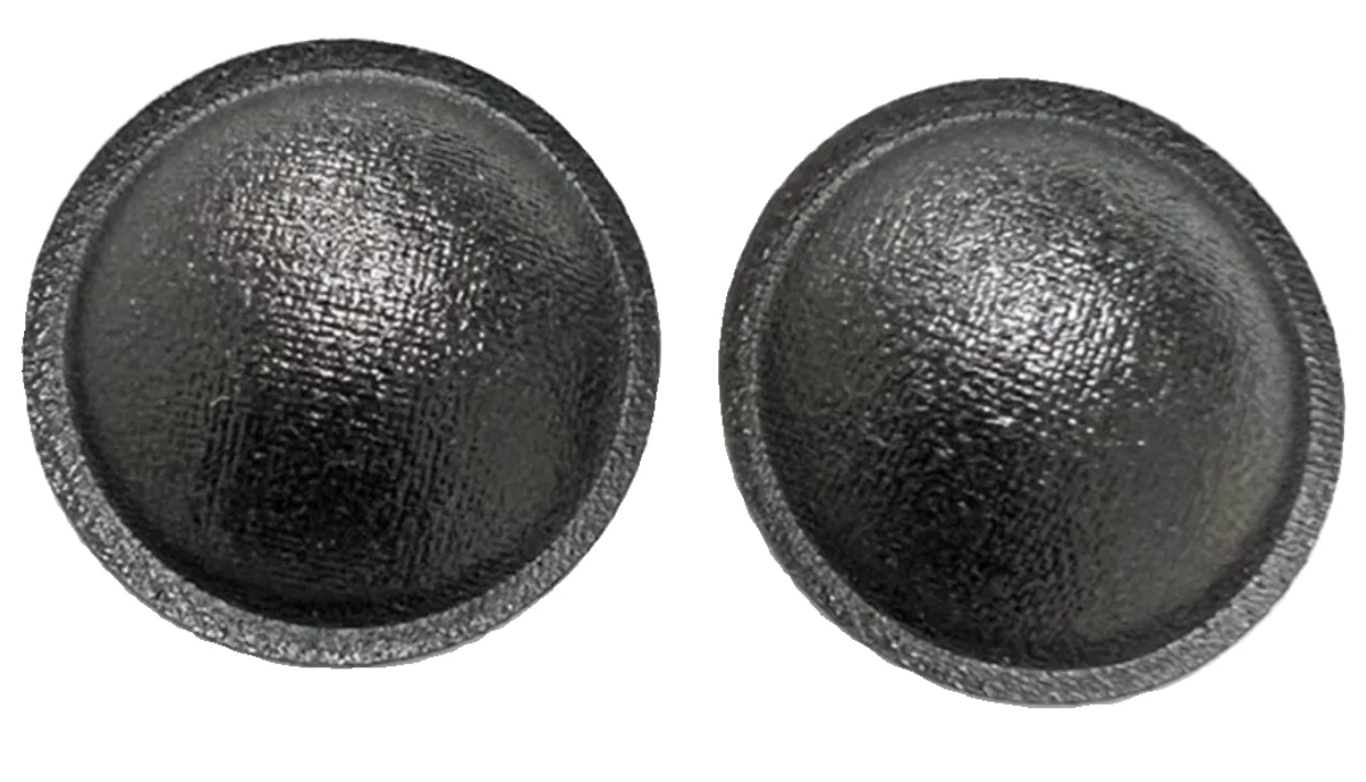 2PCS GHXAMP 26mm 블랙 오일클로스 스피커 더스트 캡 교체 커버 수리 액세서리