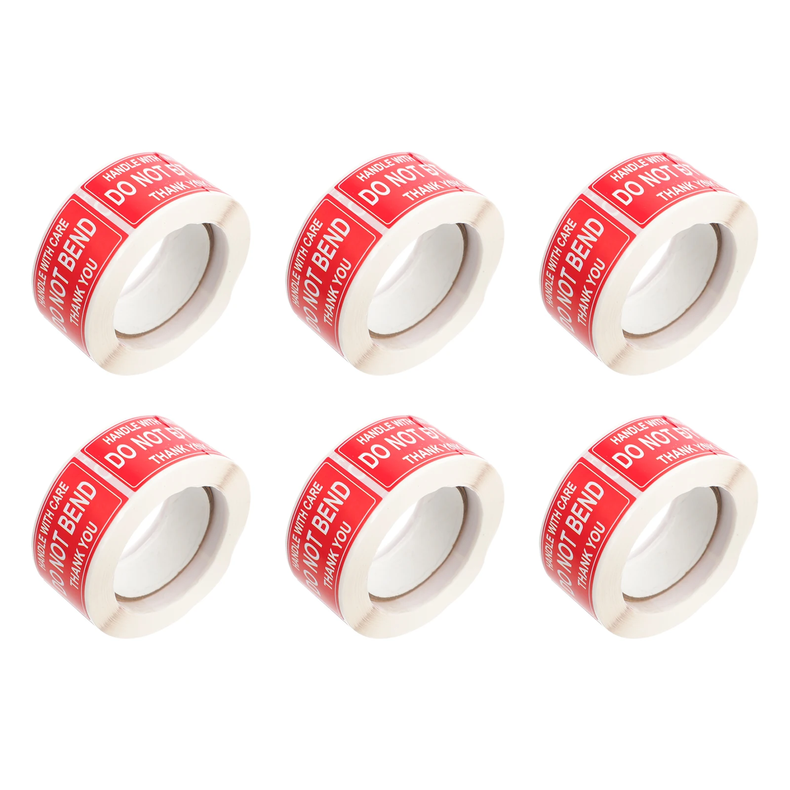 

Copper Plate Stickers 6 Rolls Fragile Label Shipping Warning Labels Adhesive Design Beautiful Eye catching Self adhesive Small