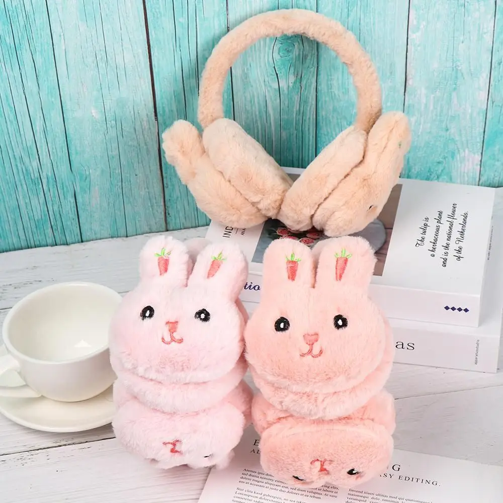 Winter Thick  Cartoon Rabbit Warm Earmuffs Ear Protection Ear Cover Ear Warmers