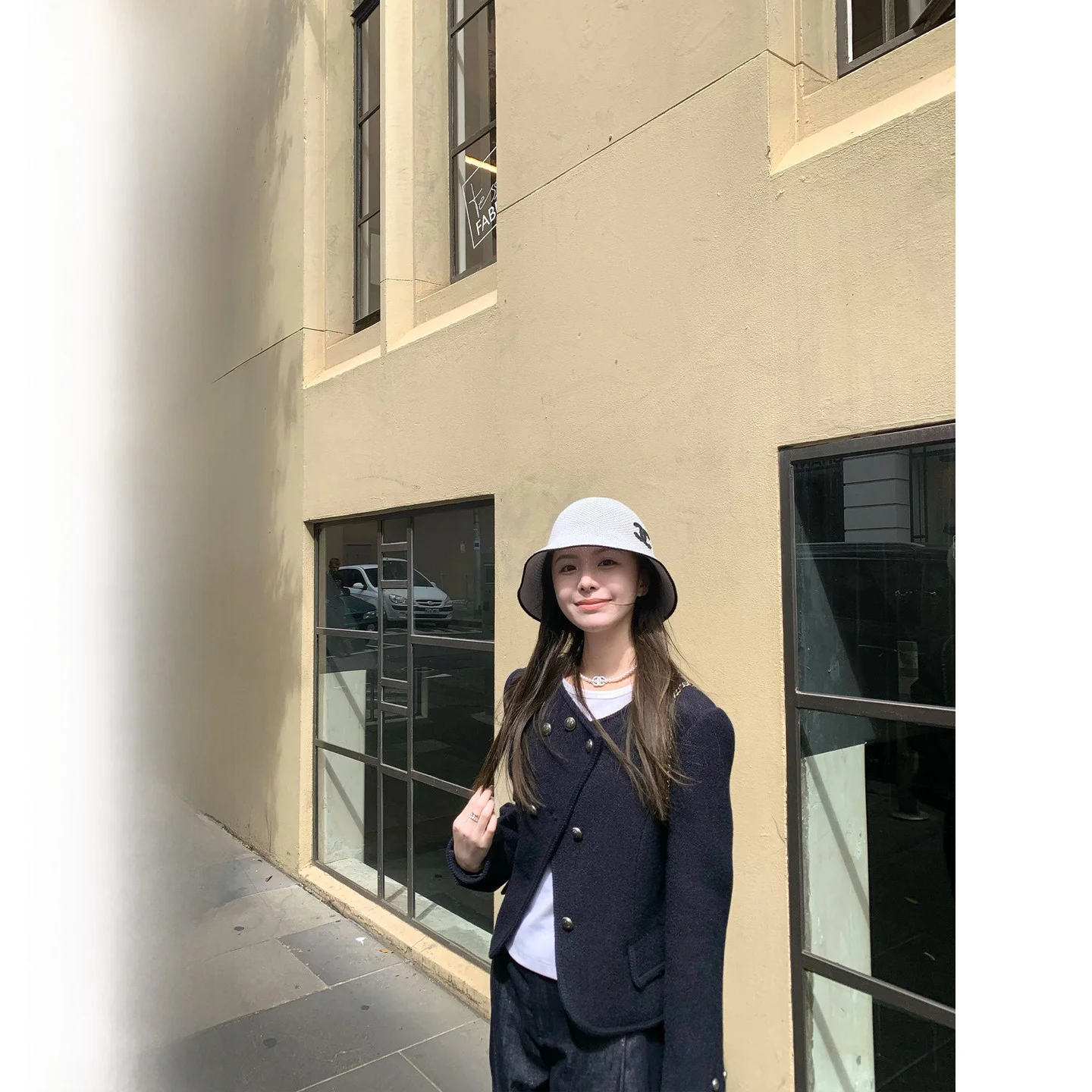 

YUYUREAL Paris Vintage Store Женское серебристо-синее короткое пальто цвета лаванды в стиле ретро для повседневной носки, модное, из смесовой ткани (полиэстер и шерсть)