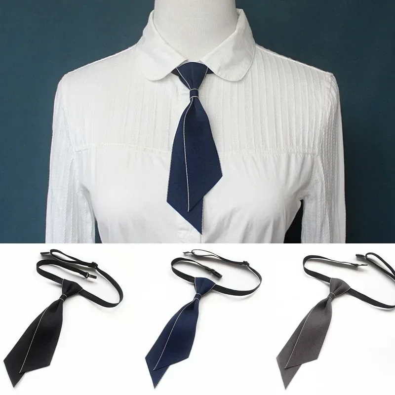 Simple Slim Neck Tie Men's and Women's Business Dress College Style Shirt Bowtie Collar Flower for Womens Children Accessories