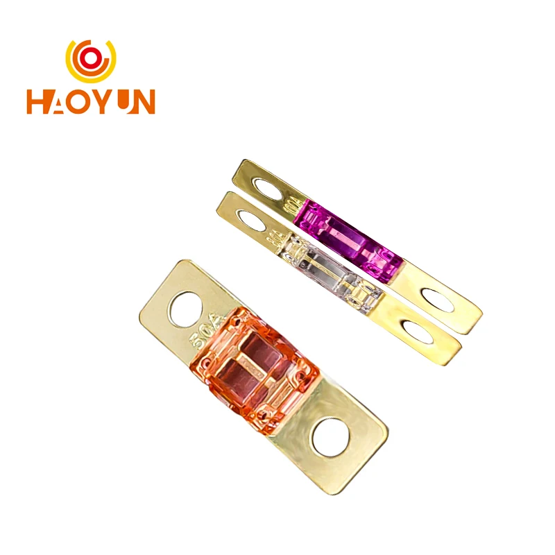 【5-1PCS】ANS FUSE 20A 30A 40 50 60 70 80 100A 125A 150A 175A 200A Mini Car Stereo Audio AFS Fuse ANL Gold Plated Stud Car  Fuses