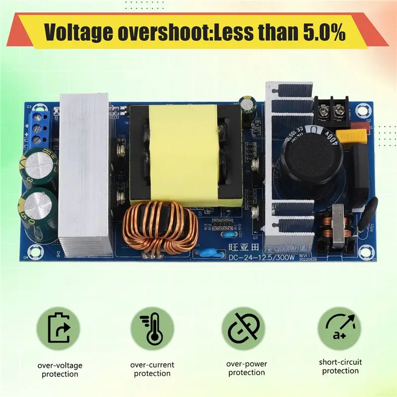 AC 100-240V To DC 24V12.5A Power Supply Module Board AC-DC Switch Power Supply Board