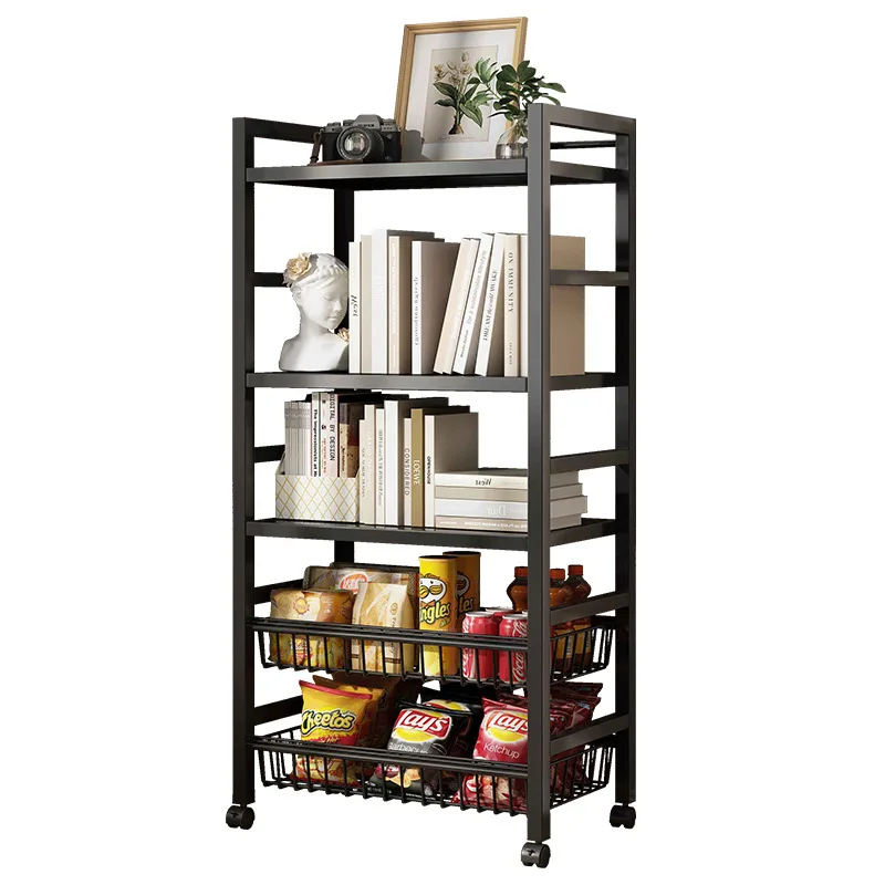 Kitchen Vegetable Floor To Floor Multi-layer Storage Shelf Household Multifunctional Vegetable Basket Shelf Storage