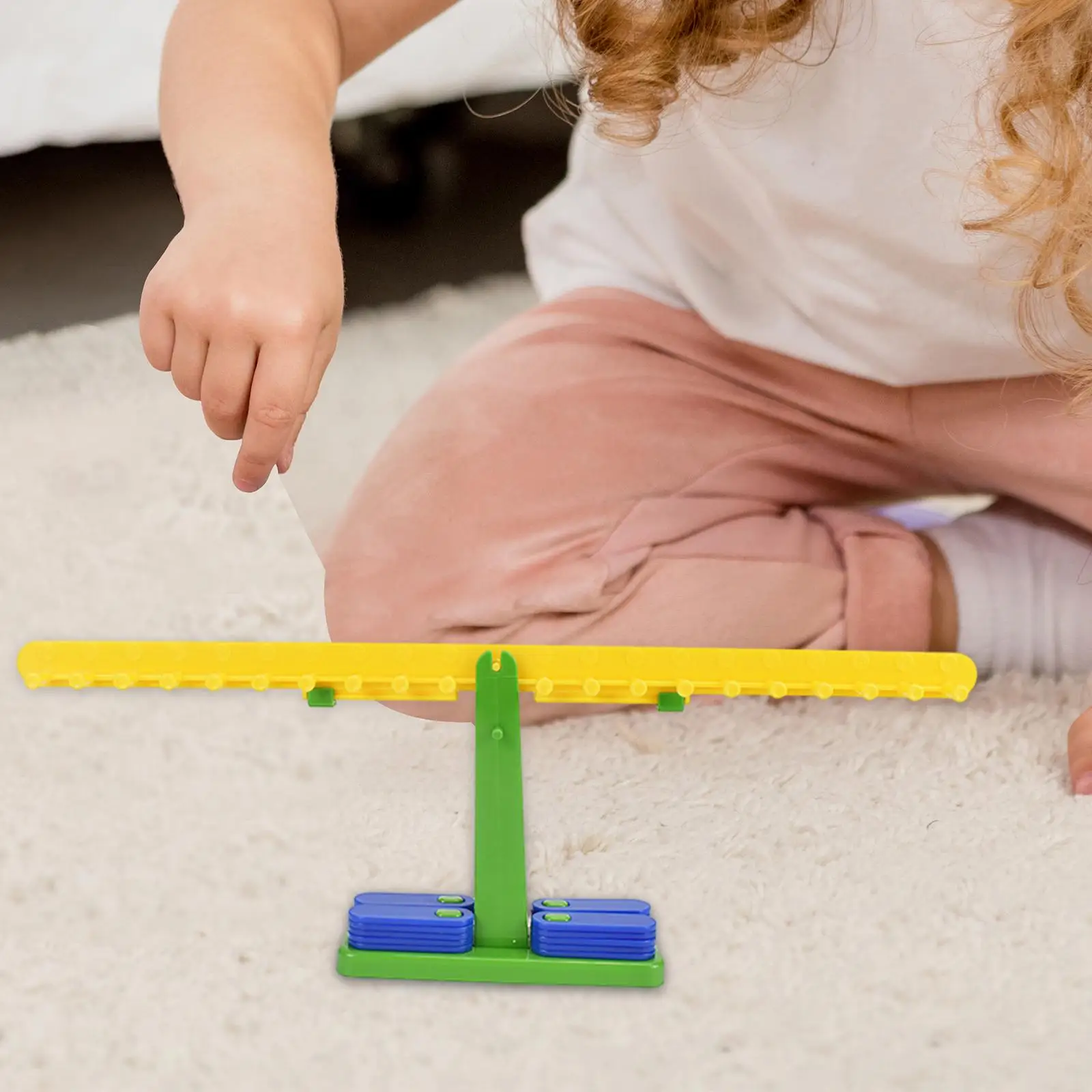 Juguete Montessori básico de aprendizaje de resta de adición de equilibrio de matemáticas para estudiantes, utilería de enseñanza para niños y niñas de 3, 4, 5 y 6 años