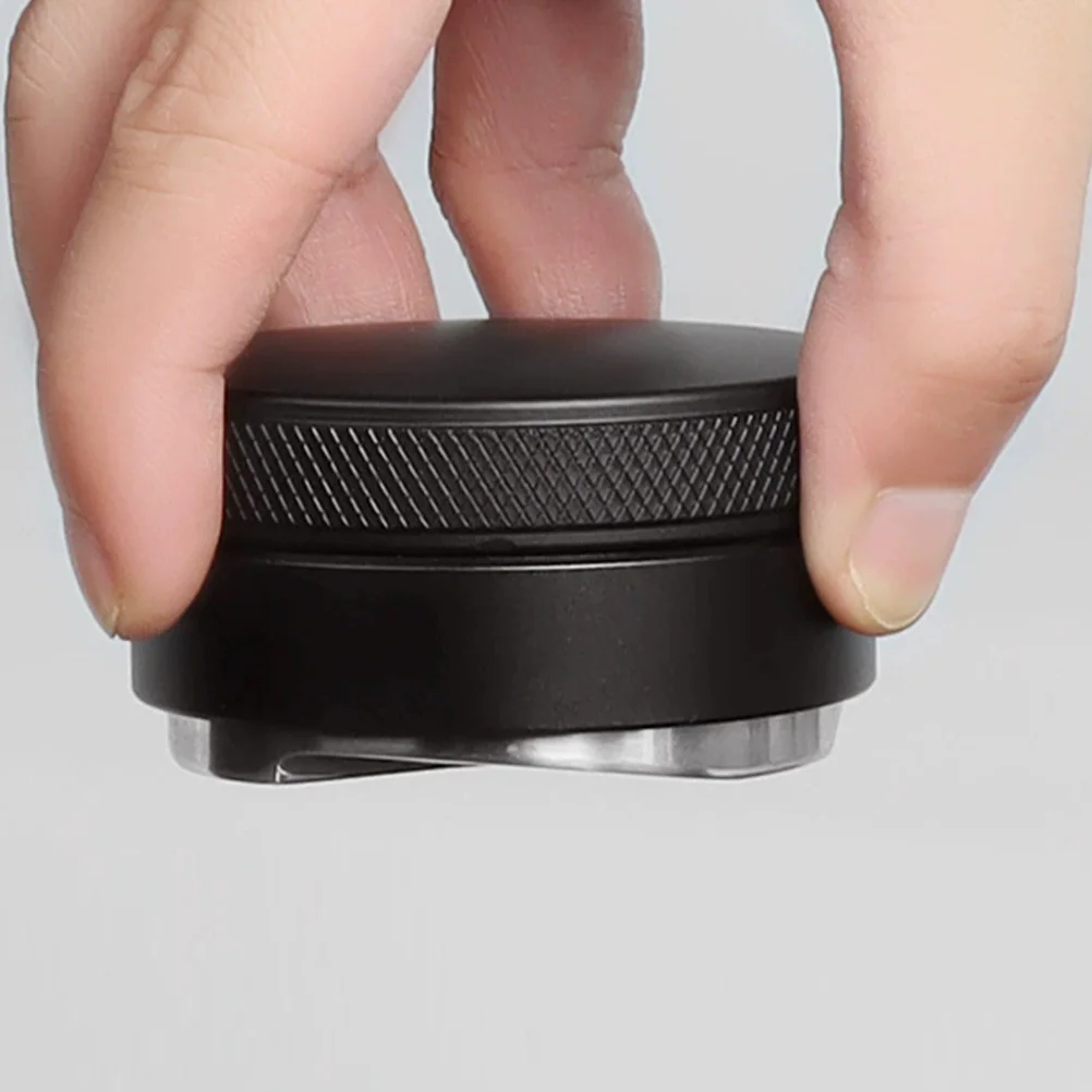 Coffee Distributor For Espresso Machines Stainless Steel Base Nonslip Handle Low Profile Design Leveler