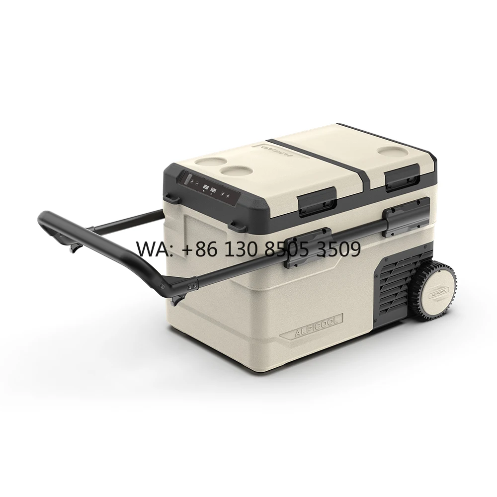 

TGSW35 Car Fridge with Wheels AC 100-240V DC 12v Portable Compressor Refrigerator Freezer for Home Outdoor Camping