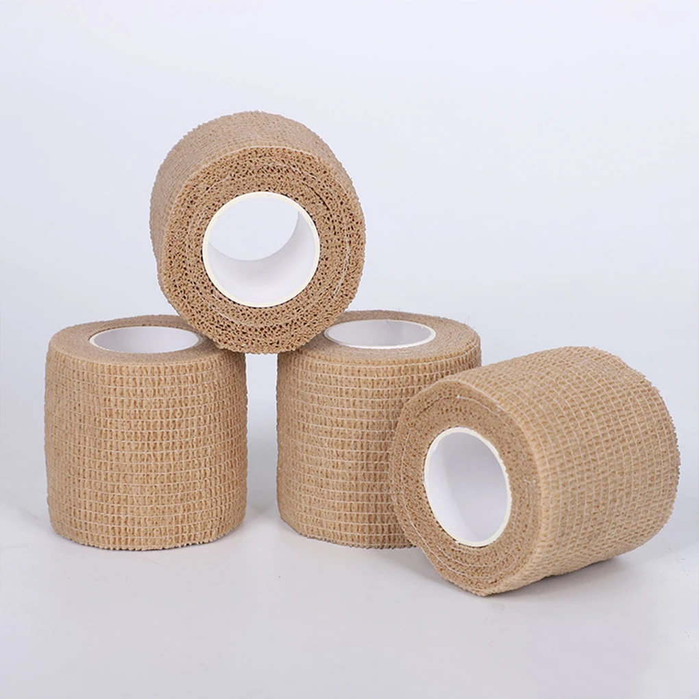 6x proteção esportiva da cor da pele às melhores - bandagem elástica para prevenção de lesões fácil de usar cor de tez 7,5 cm * 4,5 m