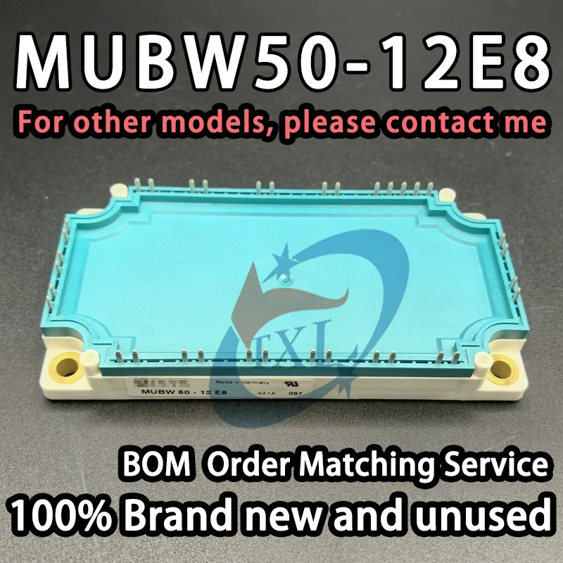 【100% Brand New】MUBW50-12E8 MUBW 50-12 E8 MUBW50-12E8 Brake Inverter Module Thyristor Semiconductor