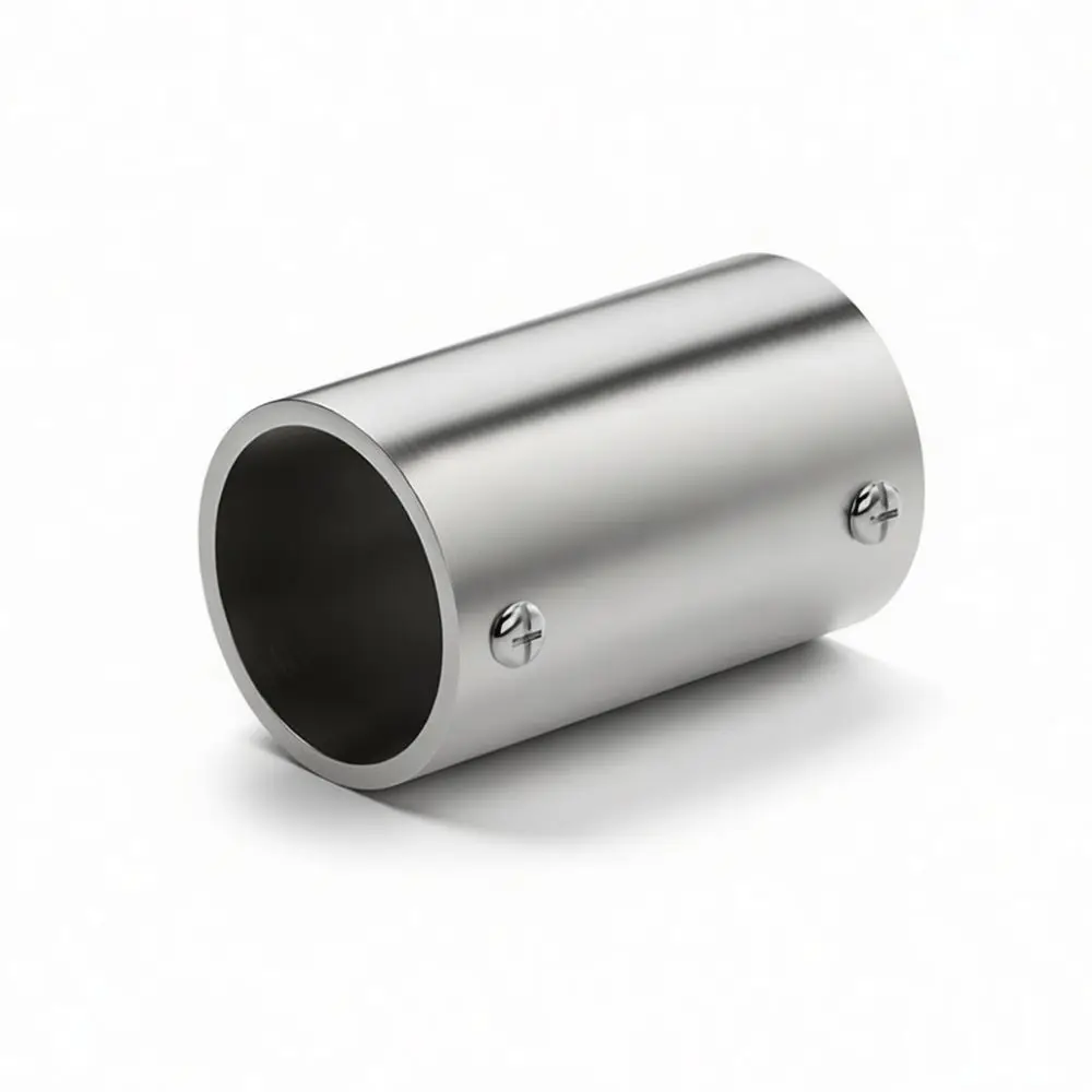 Heavy Duty Steel Joint Fitting Round Tube Connector Commercial Grade Fastener For Storage Rack And DIY Hardware