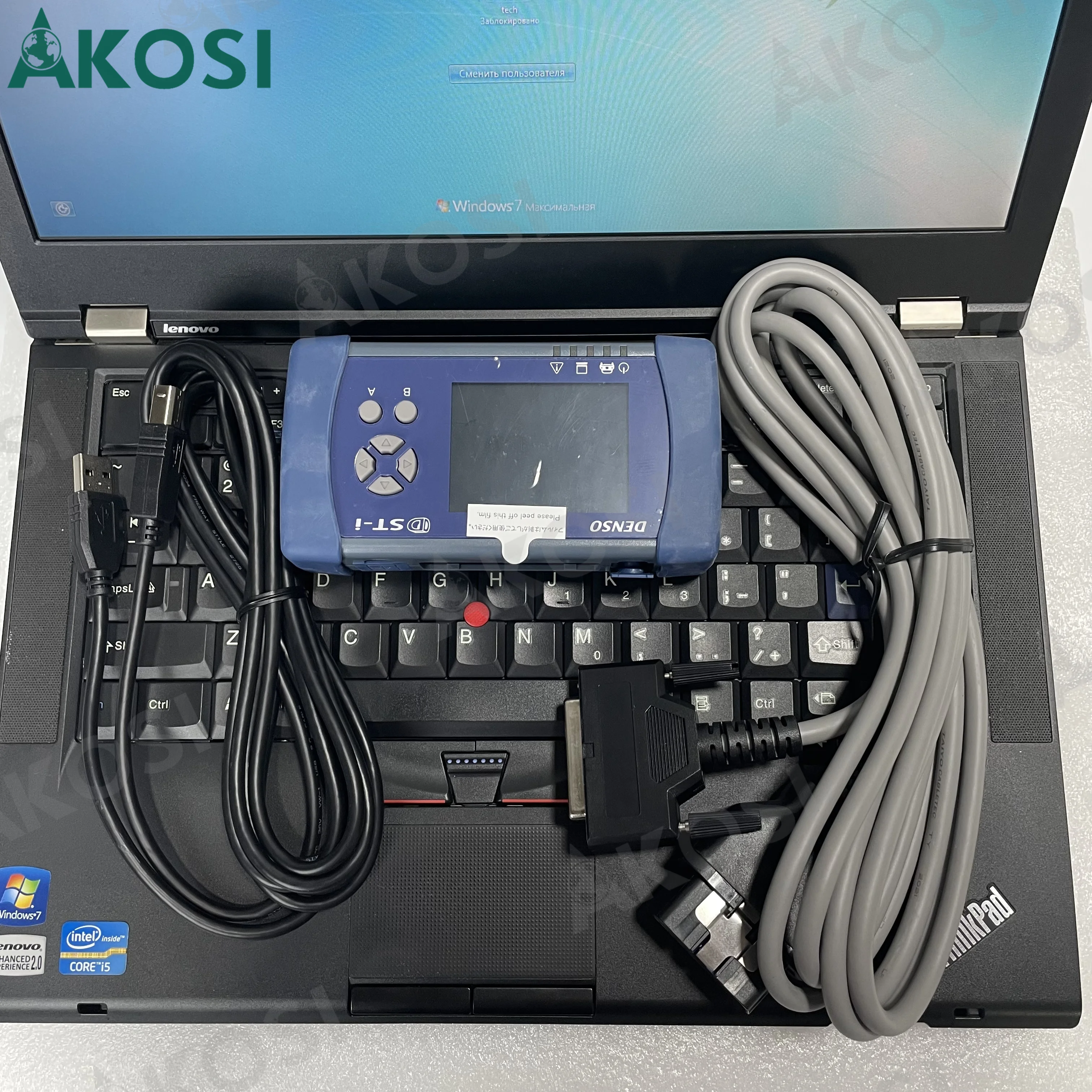 For DENSO DST DIAGNOSTIC SCAN TESTER Troubleshooting of Automatic Vehicle Detection with toughbook T420 laptop