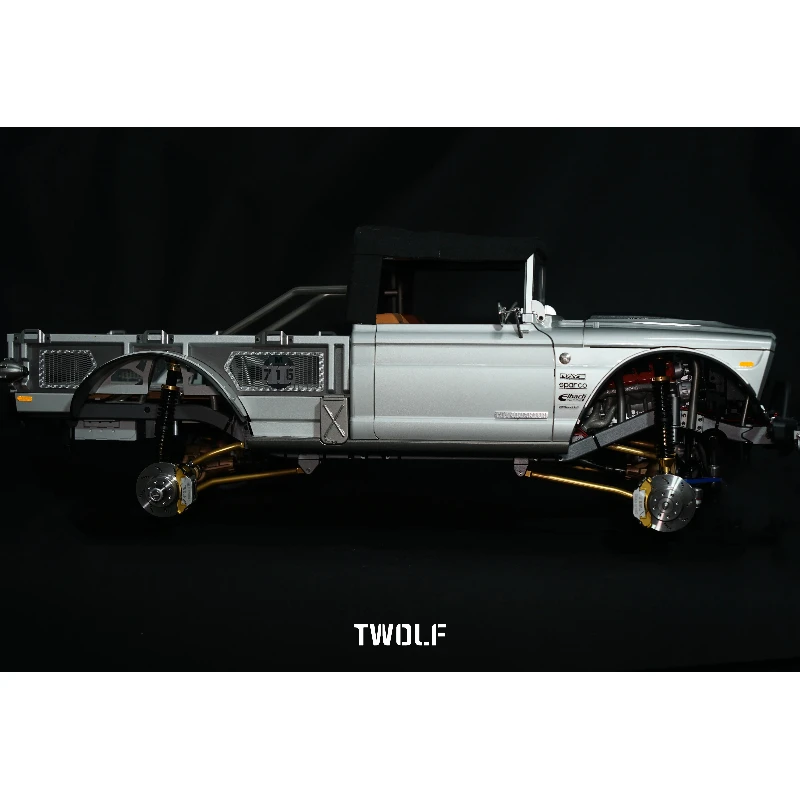 

TWOLF Metal Simulation Disc Brake Caliper Set Metal Upgrade Handbrake Pedal Parts For TWOLF M715 Rc Climbing Crawler Car