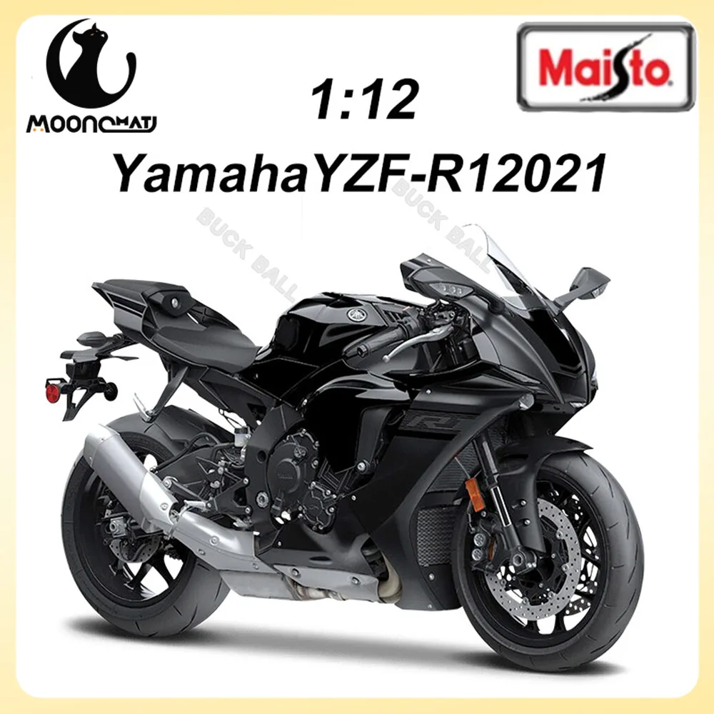 

Maisto 1:12 Yamaha YZF-R1 2021, модель мотоцикла Ducati 1199 Panigale, литые автомобили, коллекционная коллекция мотоциклов, детские игрушки, подарки