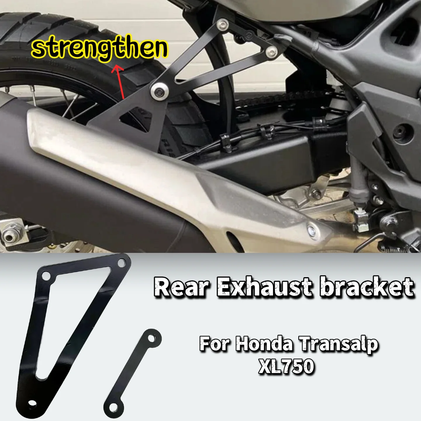 

Exhaust Pipe Parts For Honda Transalp XL750 XL 750 Transalp 2023 2024 Motorcycle Exhaust reinforcement bracket