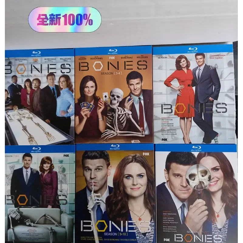 Blu-ray Disc Bones Season 1 to 12 Complete Series Brand New Unopened Box Set