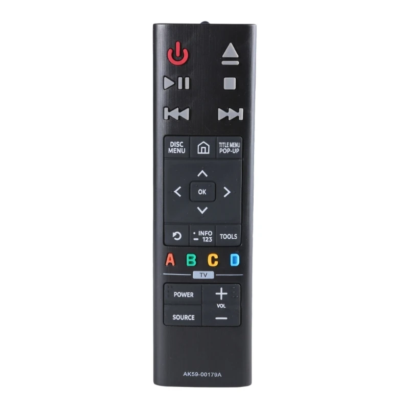 Precise Engineered Remote Control For Blu Ray AK5900179A Players Controller, Accurate Key Layout Multimedia Room Use