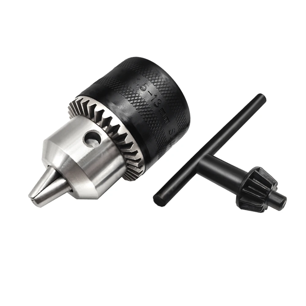 1.5-13mm Drill Chuck,1/2-20UNF Mount Impact Driver Bits Chuck Conversion Hex Shank/SDS-Plus Socket Square Adapter with Chuck Key