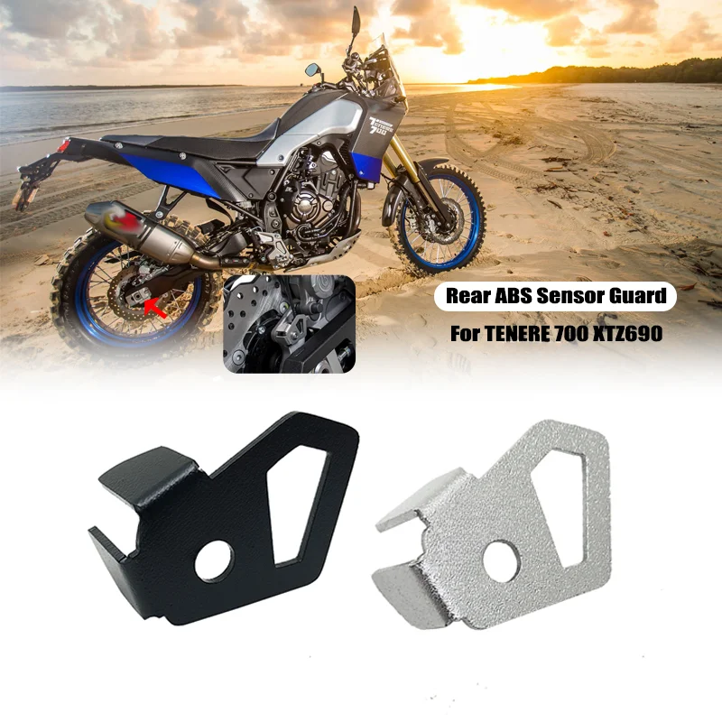 Tenere 700 Rear ABS Sensor Guard Cover Protector For YAMAHA TENERE700 T7 XTZ700 2019-2021 With Logo Motorcycle Accessories