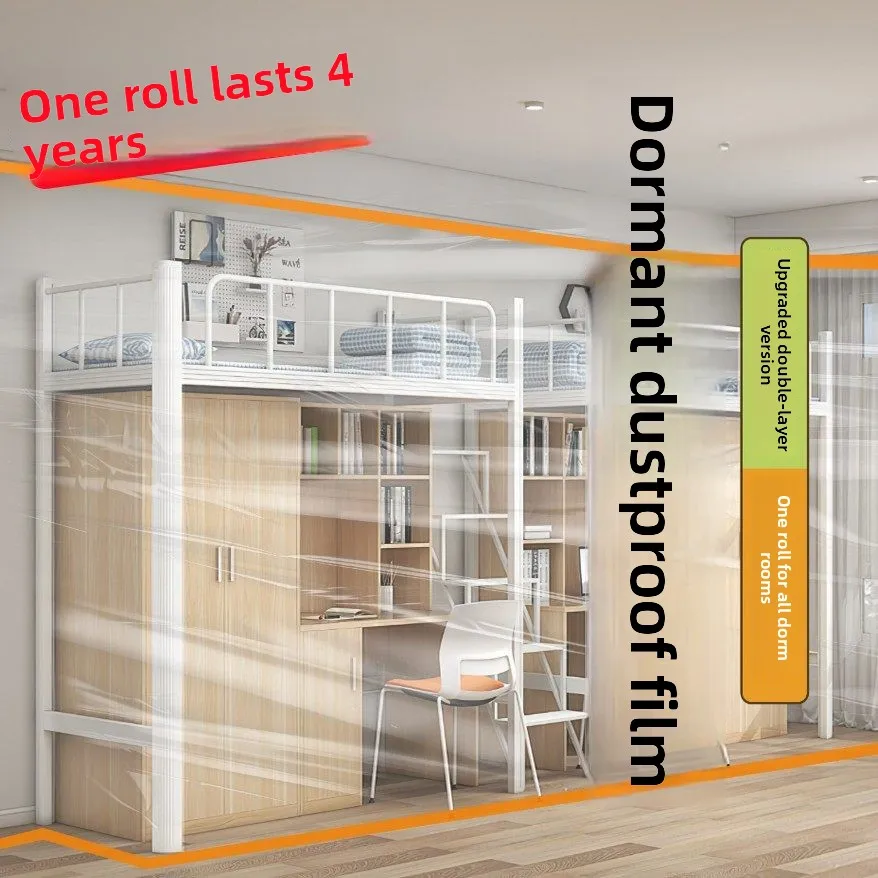 

Dustproof Plastic Film Cover Cloth Dormi Bedroom Decoration Protection Cover Universal Dust Cover Towel Double Adhesive