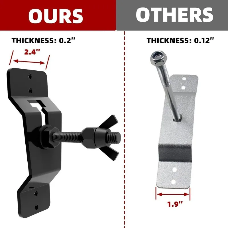 Wall-mounted spare tire carrier bracket for trailers, enclosed trailer accessories