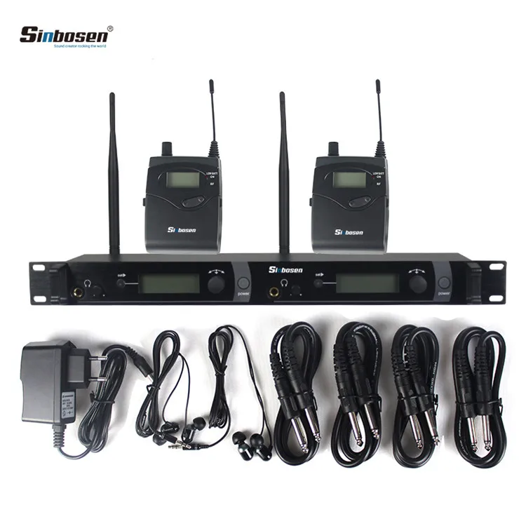 Fase profissional do karaokê do microfone M-2050 IEM no ouvido