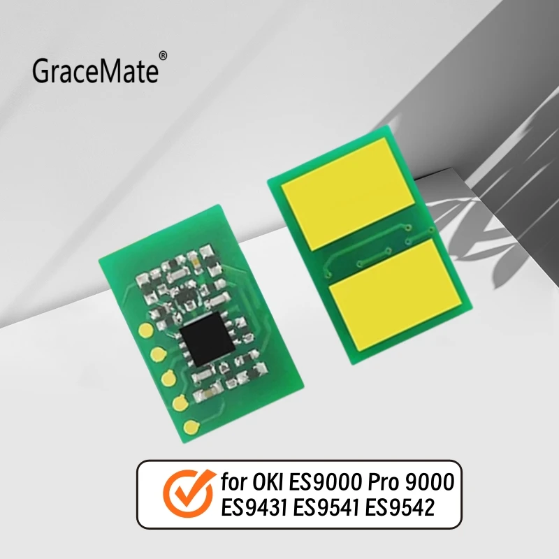 

4 шт. тонер-чип для OKI ES9000 Pro 9000 ES9431 ES9541 ES9542 PRO9431 45536556 45536553 45536554 45536555 51K сброс чипа тонера
