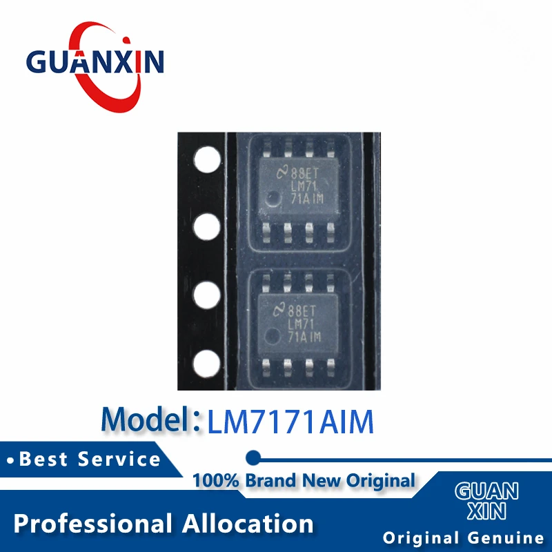 

100% New Marking LM7171AIM LM7171AIMX SOIC-8 LM7171