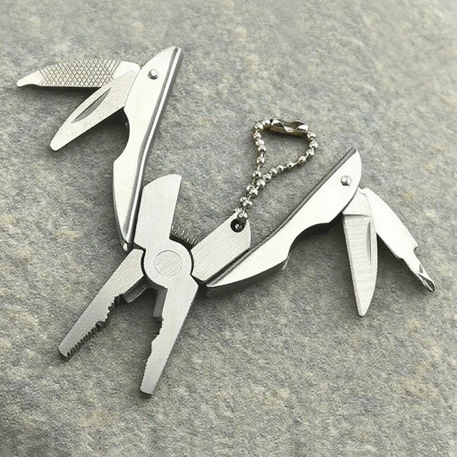 

Multifunctional Pliers Mini Foldable Stainless Steel Knife Multi-Purpose Combined Tool for Outdoor Camping,Camping Accessories