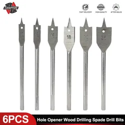 Hole Opener Wood Drilling Spade Drill Bits for10/12/16/18/20/25MM Hex Shank Woodworking Rools Flat Hole Drill Bits 