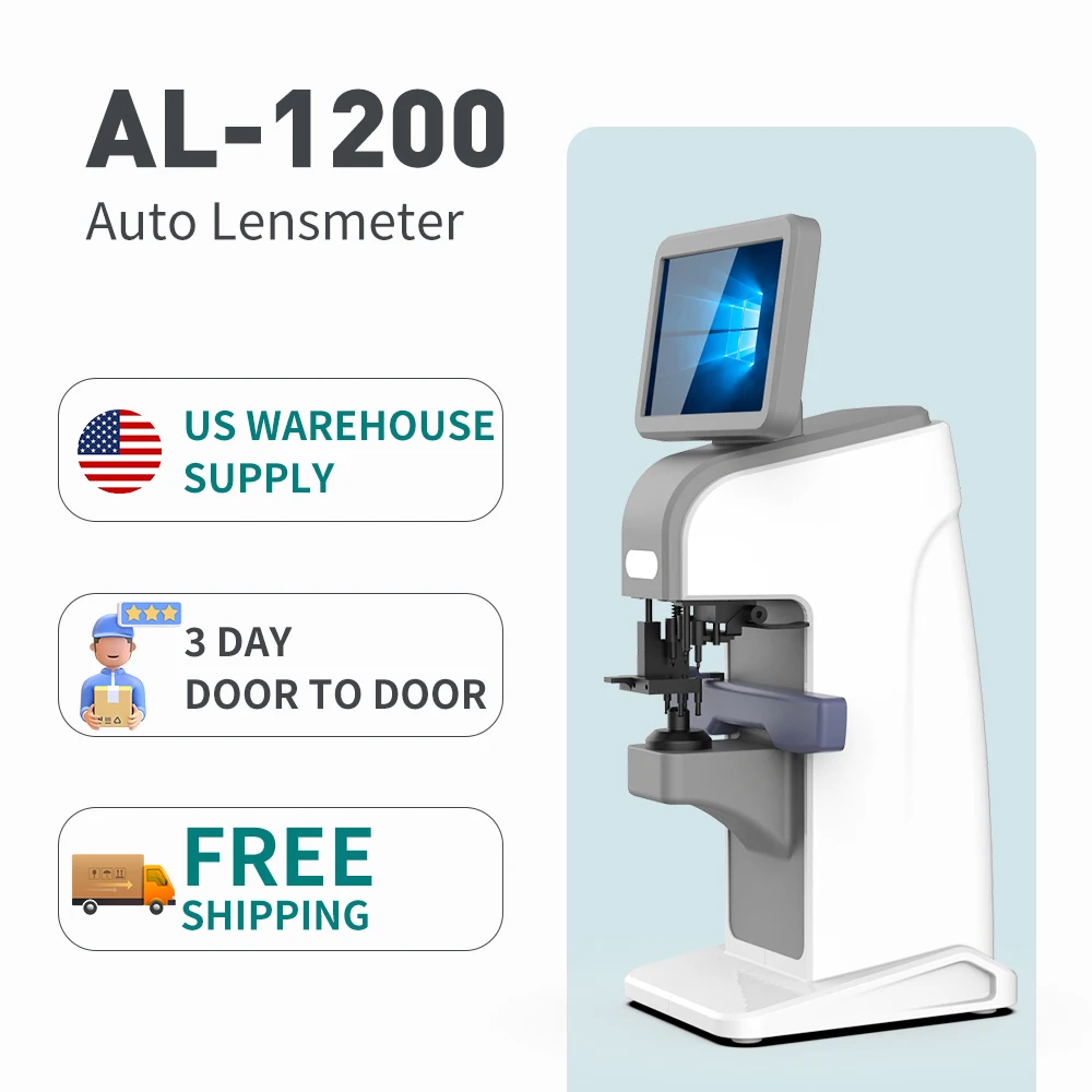 US Warehouse Supply Three Days Delivery AL-1200 Auto Lens Meter Lensometer Price