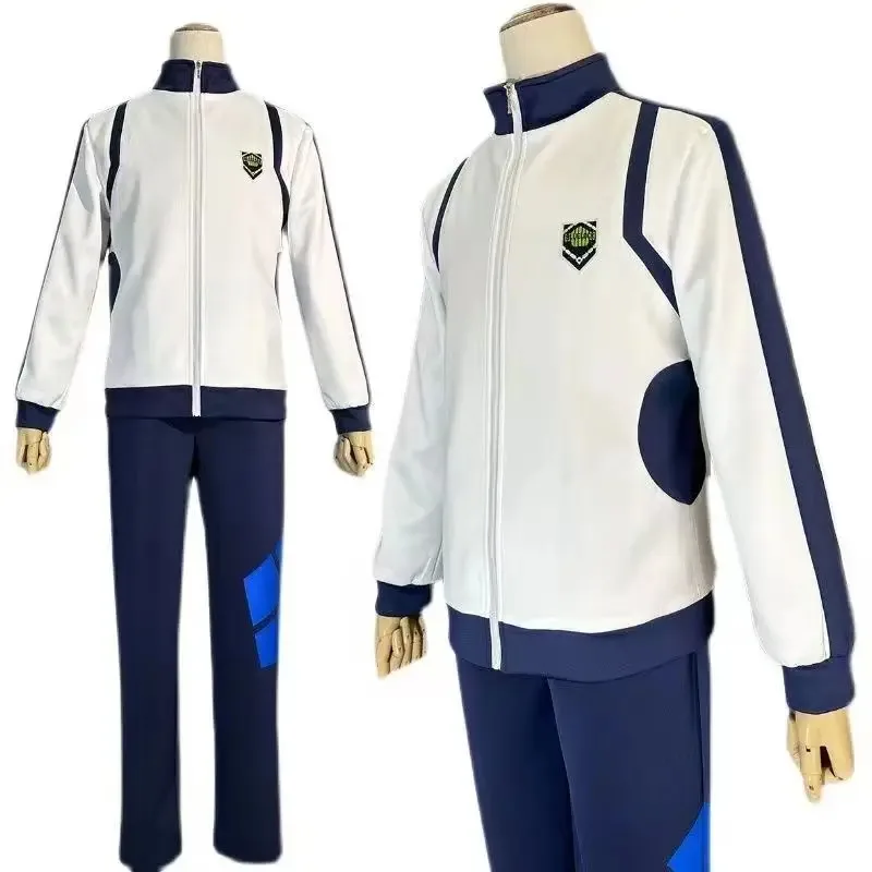 

Anime Blue Lockk Sportswear Cosplay Costume Isagi Yoichi Football Jersey Uniform High school Outfit