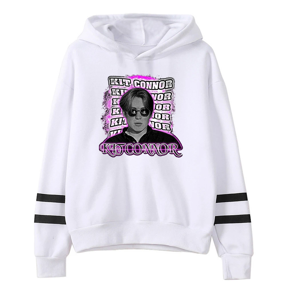 Kit Connor Heartstopper Tv Series Charlie and Nick Hoodie Pocketless Parallel Bars Sleeve Sweatshirts Men Women Fashion Clothes
