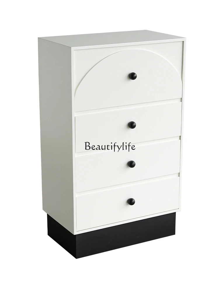 

Nordic Simple Chest of Drawers Small Apartment Storage Sideboard Cabinet Living Room Light Luxury Drawer Storage Cabinet