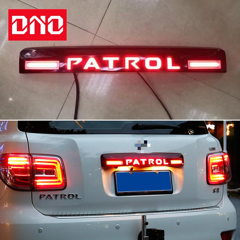 

Car LED Rear Bumper Lamps For Nissan Patrol 2016 2017 2018 Brake Light Turn Signal Backup Reflector Lamp Taillights Fog lamps